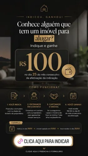 GANHE DINHEIRO ANUNCIANDO SEU IMÓVEL OU INDICANDO ALGUÉM!