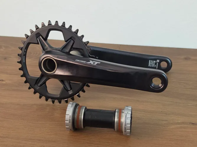 Pedivela Shimano XT M8100 12v 175mm, 34d (Novo 0km)