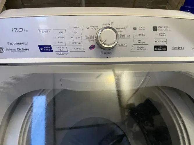 Máquina De Lavar Panasonic Lavagem Inteligente 17kg Branca - NA-F170B7W