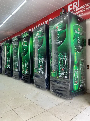 Expositor e cervejeira