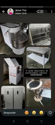 maquinário de padaria completo vendo ou troca em mb1113