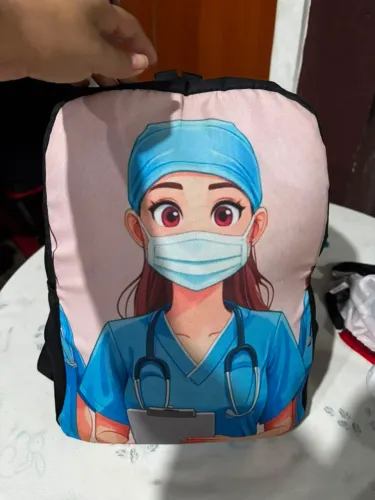 Mochila de enfermagem. 
