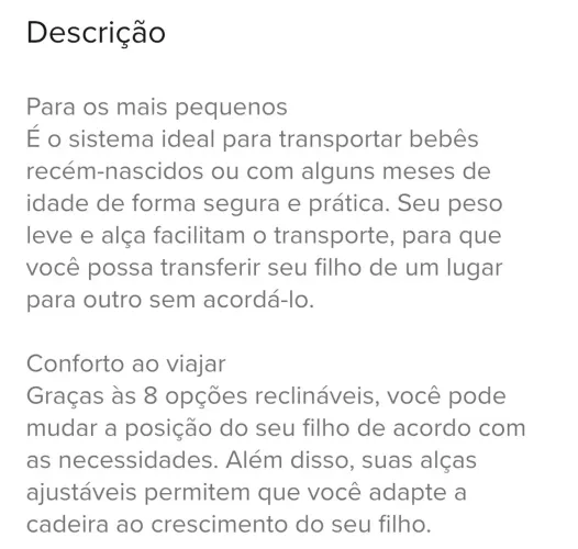 Bebê conforto atlon 5 importado zero novo so quero 500 reais.