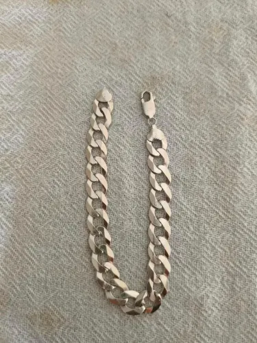 Pulseira prata masculina
