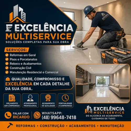 Empreiteira em Florianópolis | Reformas, Pisos e Construção Civil