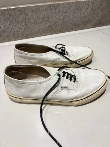 Tênis Redley Original em Couro Branco - Tamanho 42 (Pouco Uso)