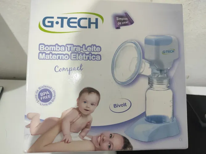 BOMBA TIRA-LEITE MATERNO ELÉTRICA G-TECH<br>174,76 R$<br>Shopee<br>(296)
