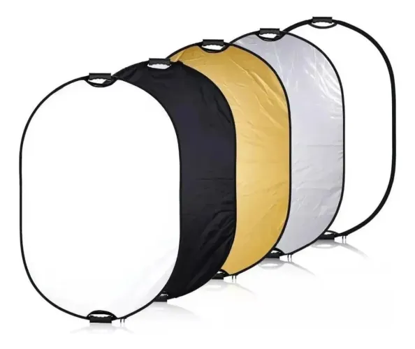 Rebatedor Oval 5 Em 1 90x120cm 5x1 90x120 Cm Com Alça De Mão<br>