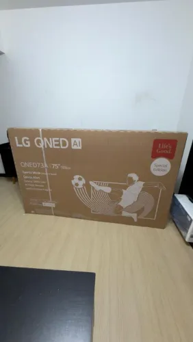 TV LG 75 polegadas 4k QNED73  - Nova