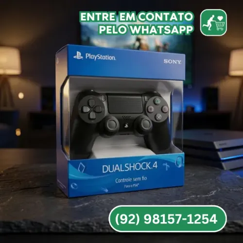 Controle Ps4 Sem Fio Bluetooth Joystick Vibração Dualshock