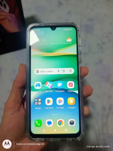 Xiaomi redmi A5 128gb 4 HB Tam 32mp camera dual chip novo na caixa dois dias de comprado
