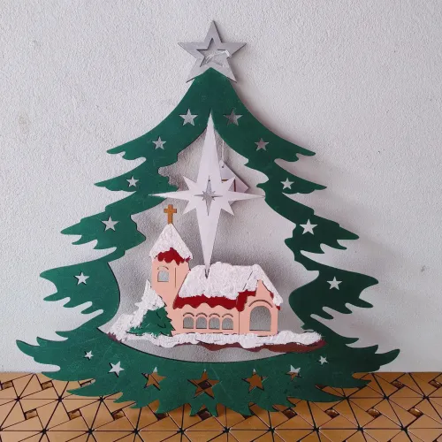 Árvore enfeite de natal