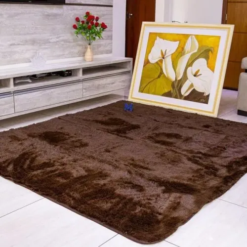 Tapete 2,00x1,50 Retangular Marrom