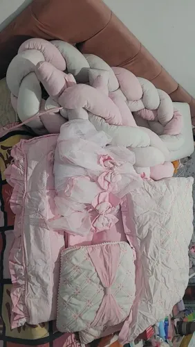 Kit berço para menina já com mosquiteiro