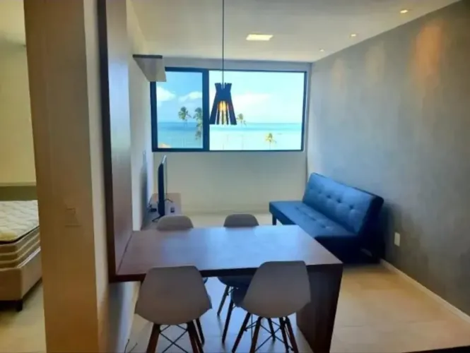 Quarto e sala vista mar- mobiliado na cruz das almas.