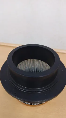 Filtro de ar conico pequeno boca 70m cinza