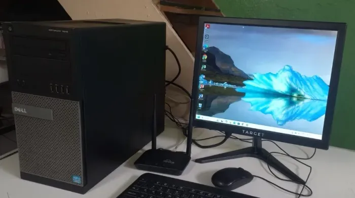 Computador Completo Dell Optiplex 7010 com WIFI + Roteador D-Link