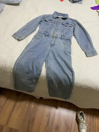 macacão jeans zara, infantil