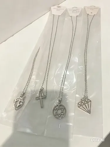 Cordão masculino de aço prata 