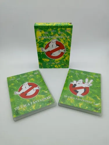 Dvd Box Edição Dupla Luxo Original Os Caça Fantasmas 1 e 2 Ano 2005