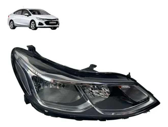 Farol Cruze Lt 2017 2018 Até 2022 Sem Led Direito Original Direito/passageiro