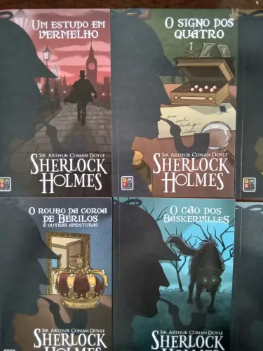Livros Sherlock Holmes Série (Editora Pe da Letra) 6 livros