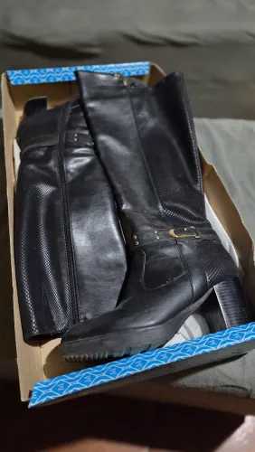 Bota Cano Alto Mooncity Preta - Tam. 39 (Forma Pequena / Serve 38)
