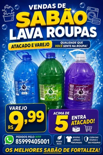 SABÃO LAVA ROUPAS - 5L 