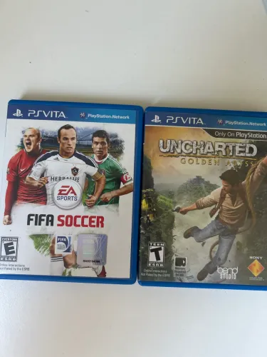 Psvita jogo FIFA e Uncharted