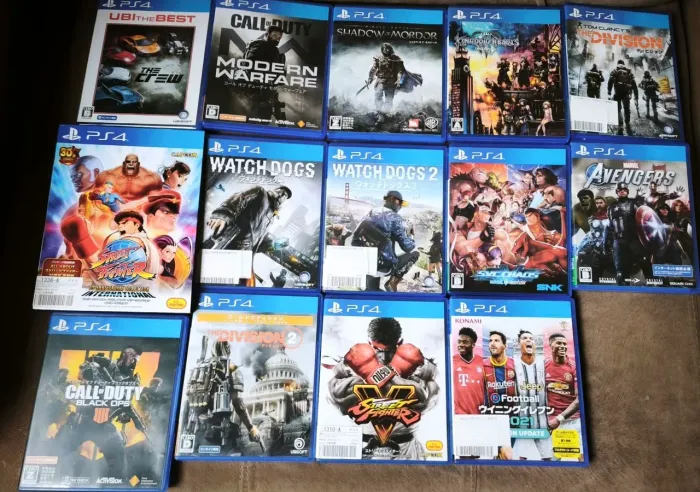 PlayStation 4 CDs 14 jogos , mídia japonesa global . Vendo separadamente tbm
