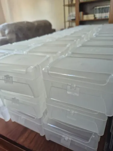 Caixinhas plásticas para miudezas 