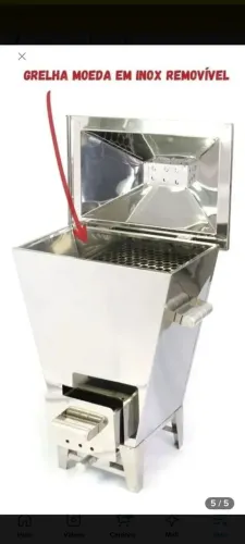 Churrasqueira bafo inox