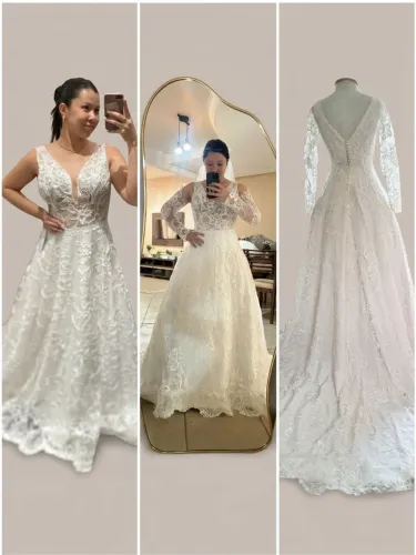 Vestido de Noiva TAM 38 (Ateliê Fernando Peixoto)