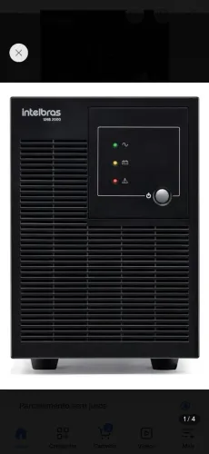 No Break Senoidal com 7 Tomadas SNB 2000 VA Bivolt Intelbras