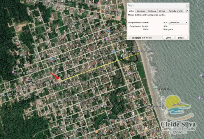 Terreno Parcelado no Balneário Praia das Palmeiras Itapoá, SC