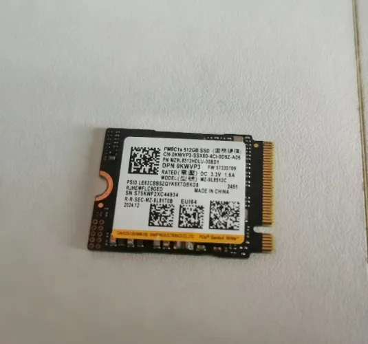 SSD NVME M.2 2230 512GB 6000Mbs Samsung