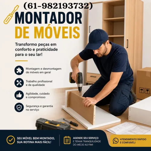 Montador de móveis/ instalação e etc...