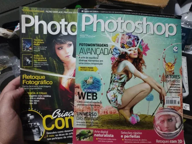 Revistas Photoshop creative n32 e n64