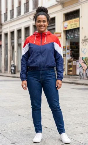 Código GIRL JAQUETA NYLON TAM P até 44