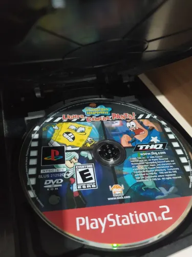 Jogo PS2 Original - SpongeBob SquarePants: Lights, Camera, Pants!