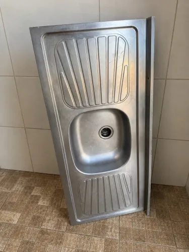 Pia de inox com Cuba - usada