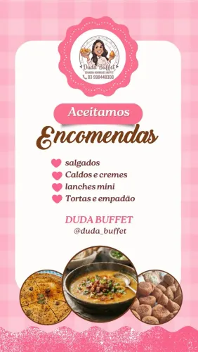 Buffet completo para seu evento