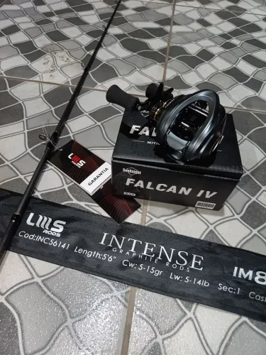 Carretilha Falcan 4 + Vara luminis