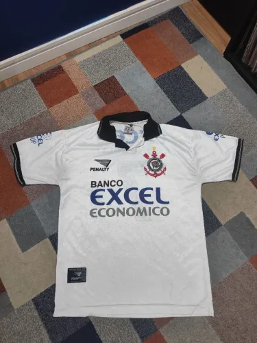 Camisa oficial do Corinthians home 1997 (tamanho G - original de época)