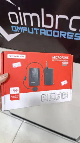 Microfone Cabeça Headset MT-2205 Sem Fio - Tomate Loja Coimbra Computadores Entregamos