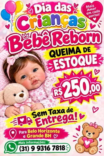 Bebê Reborn / Entrega Gratuita em BH
