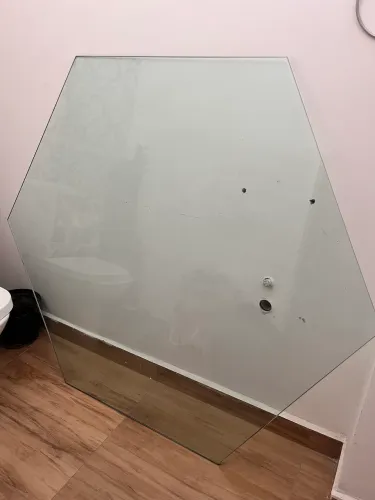 Tampo de mesa vidro temperado