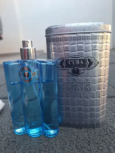 Perfume Original usado Cuba Prestige Platinum Eau de Toilette Masculino 70ml