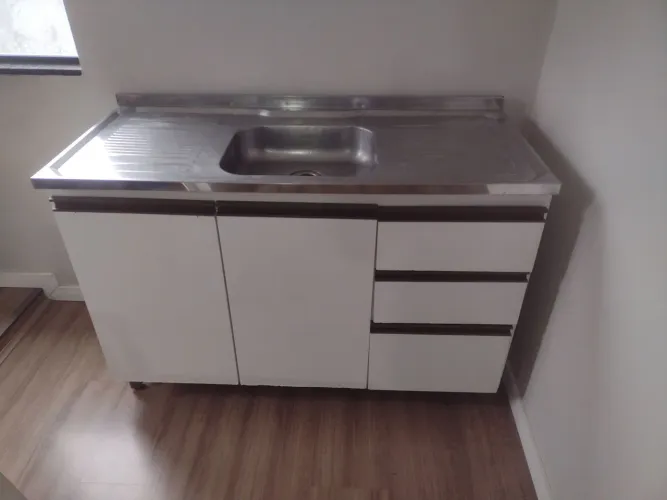 Balcão de cozinha com cuba