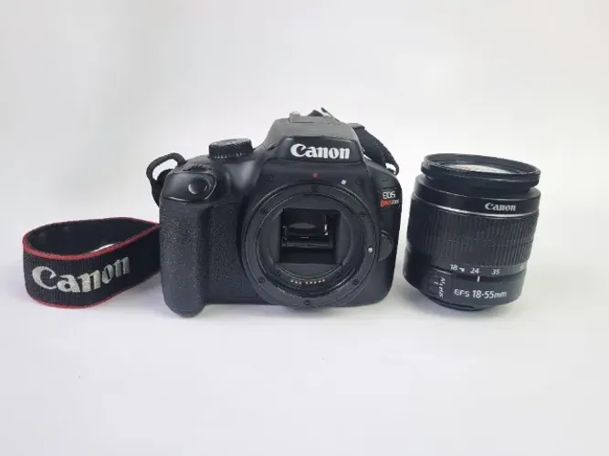 Kit Camera Canon T100 + Lente 18-55 mm